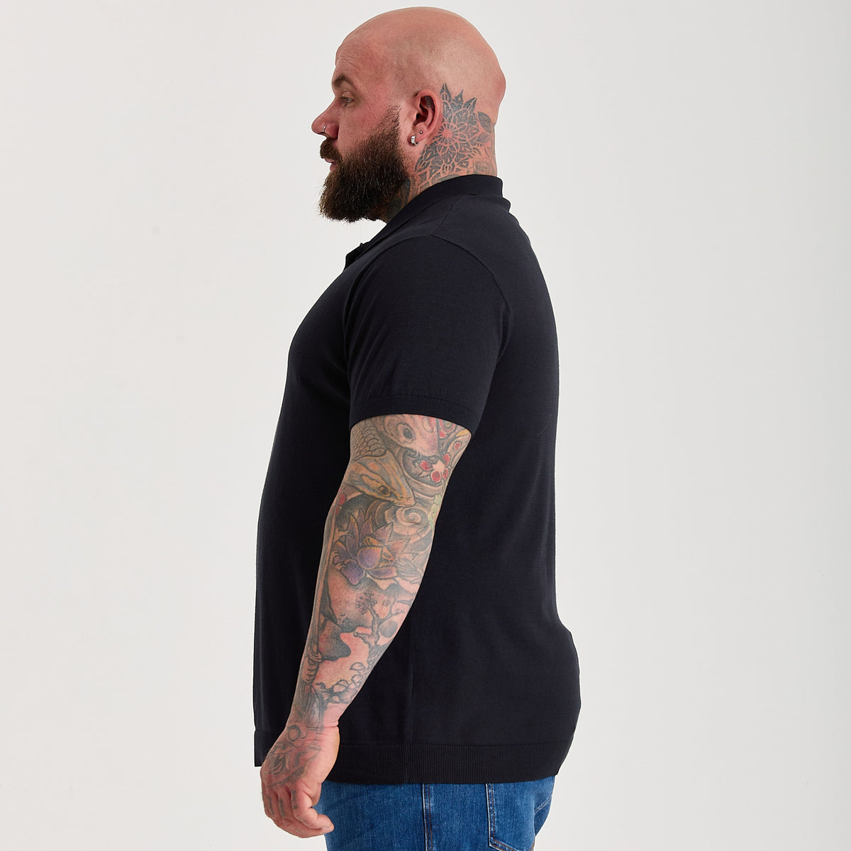 All Black Dress Polo Short Sleeve 3-Pack
