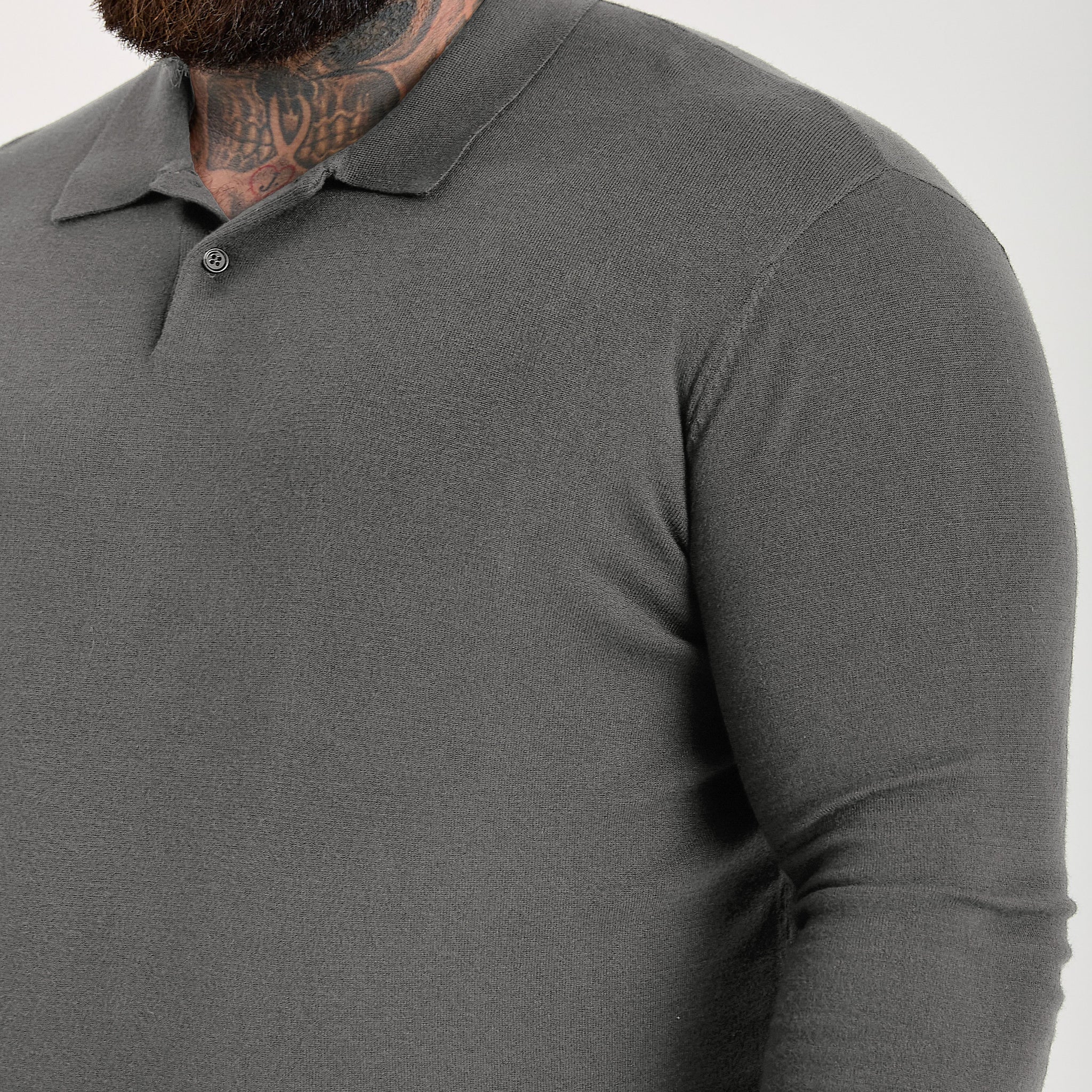 Load image into Gallery viewer, Carbon Dress Polo Long Sleeve
