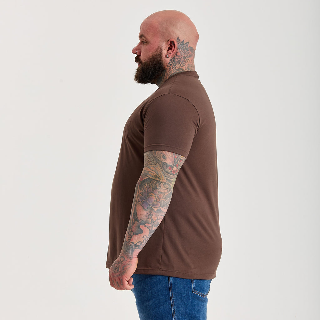Chocolate V-Neck T-Shirt