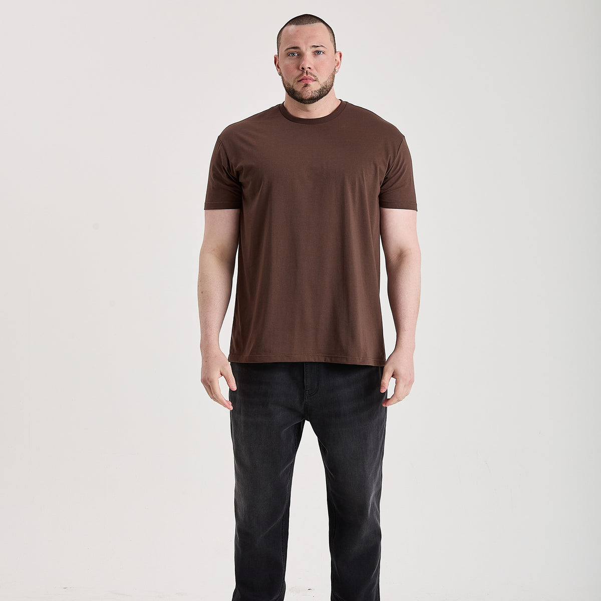 Tall Chocolate Crew Neck T-Shirt