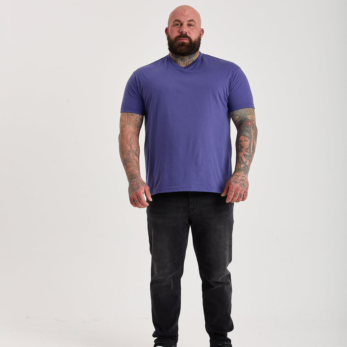 Skipper Blue V-Neck T-Shirt