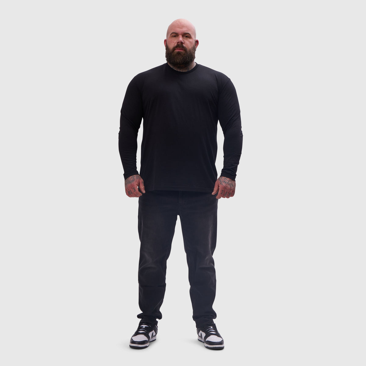 Tall Black Long Sleeve T-Shirt