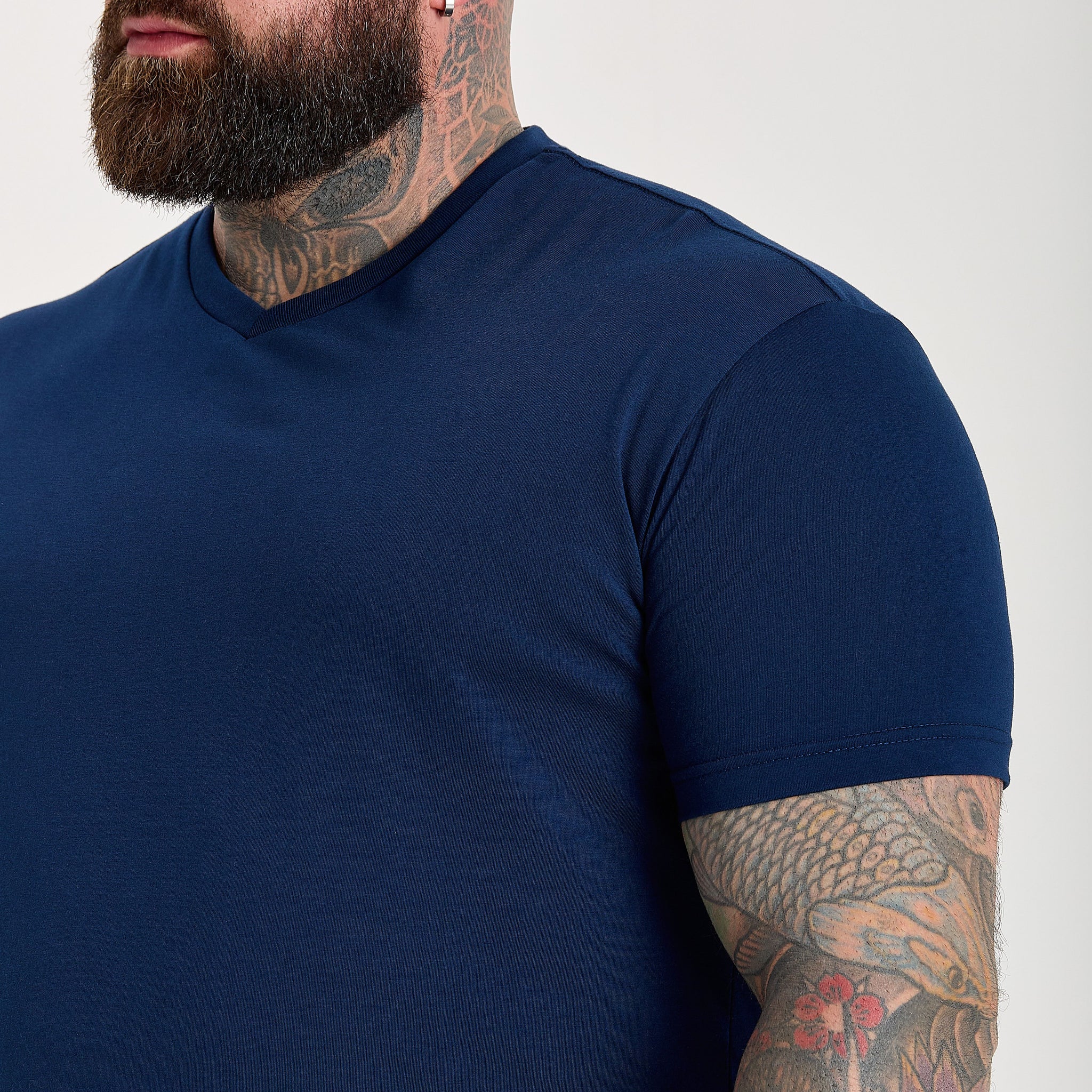 Load image into Gallery viewer, Deep Blue V-Neck
