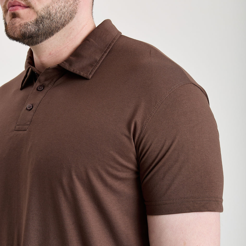 Tall Chocolate Polo Shirt