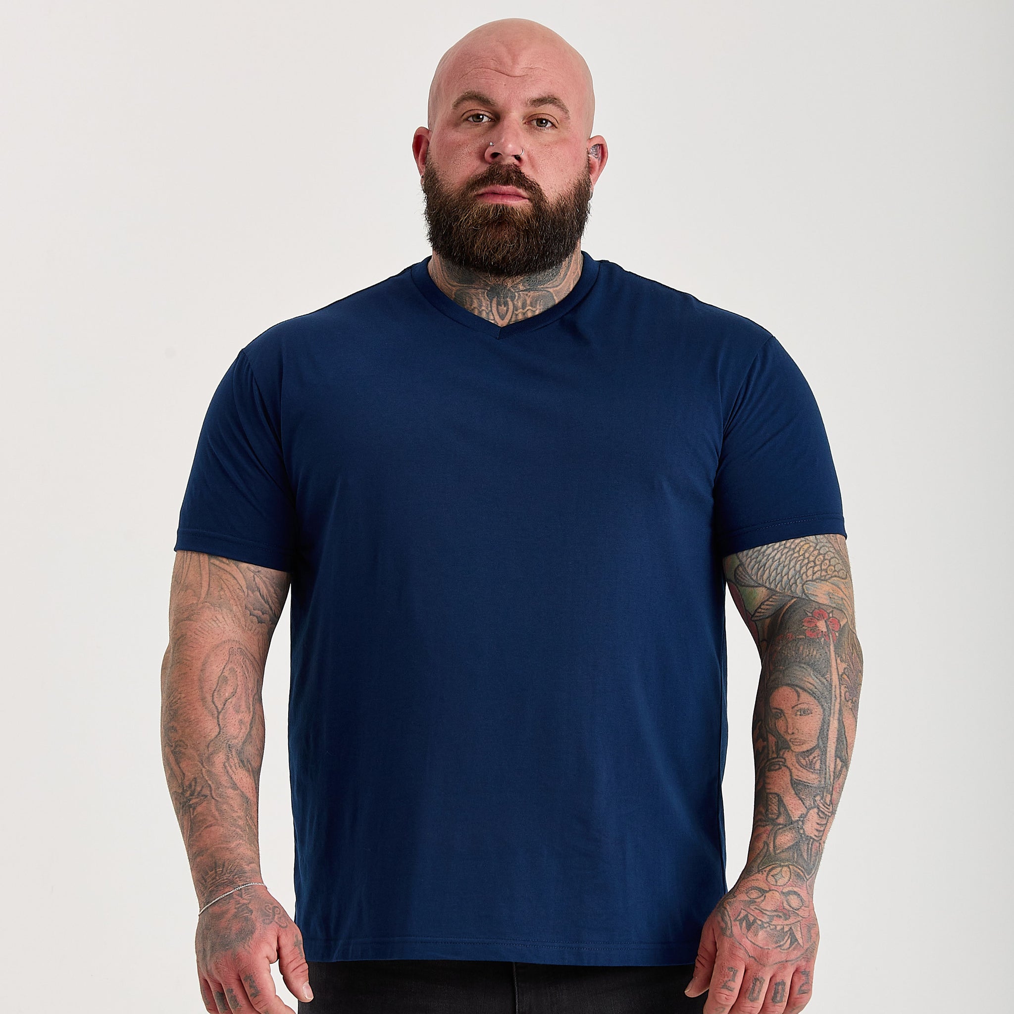 Load image into Gallery viewer, Deep Blue V-Neck
