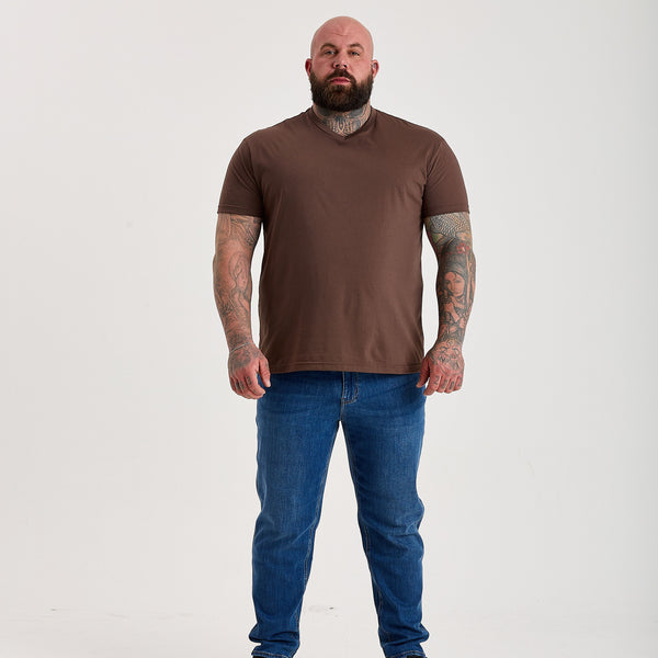 Chocolate V-Neck T-Shirt