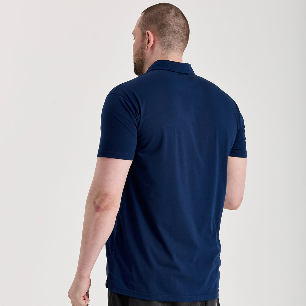 Tall Deep Blue Polo Shirt