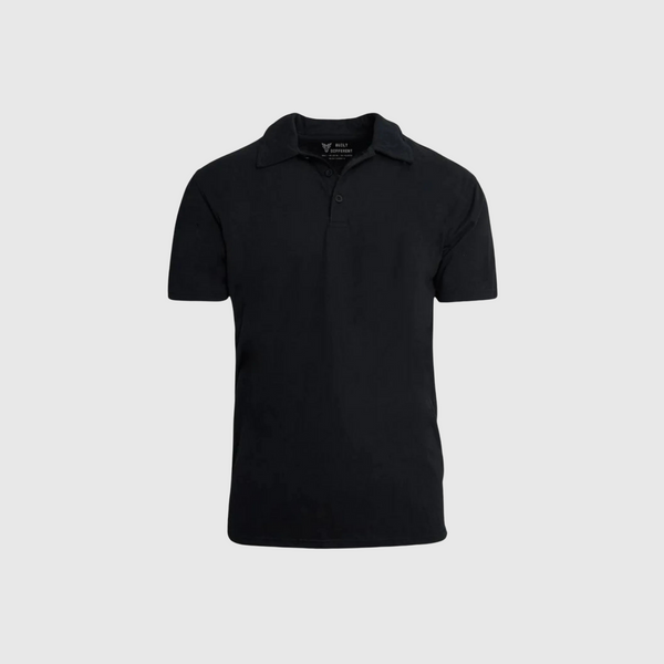 【新品未使用】Wasted Youth BIG POLO SHIRT 黒 L Tall Black Polo – Built Different