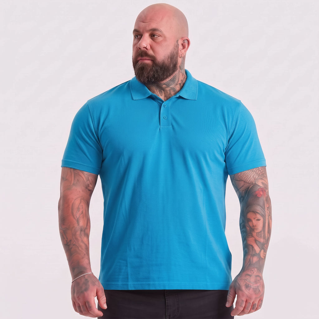 Load image into Gallery viewer, Ibiza Blue Polo Shirt

