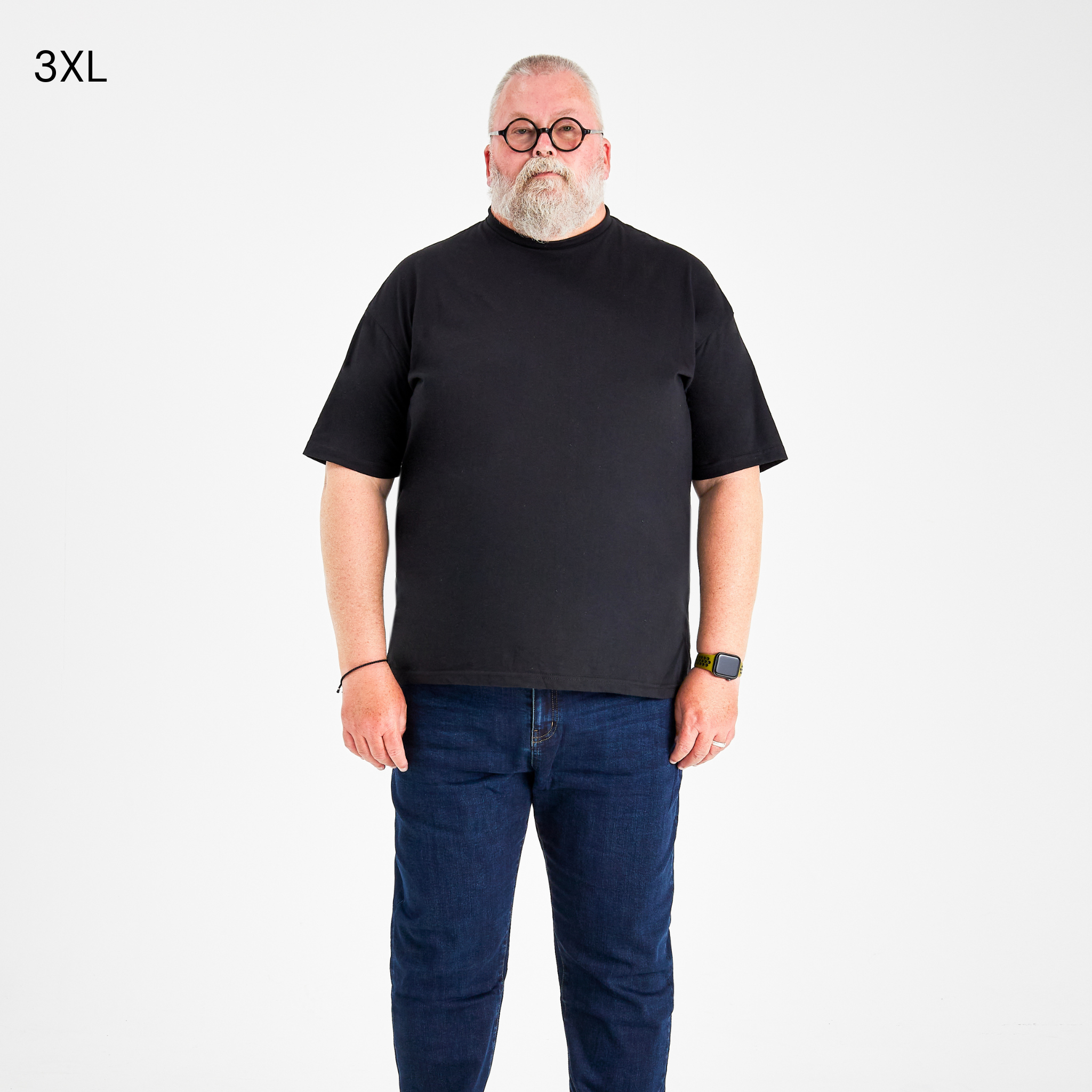 Load image into Gallery viewer, Tall Black Crew Neck
