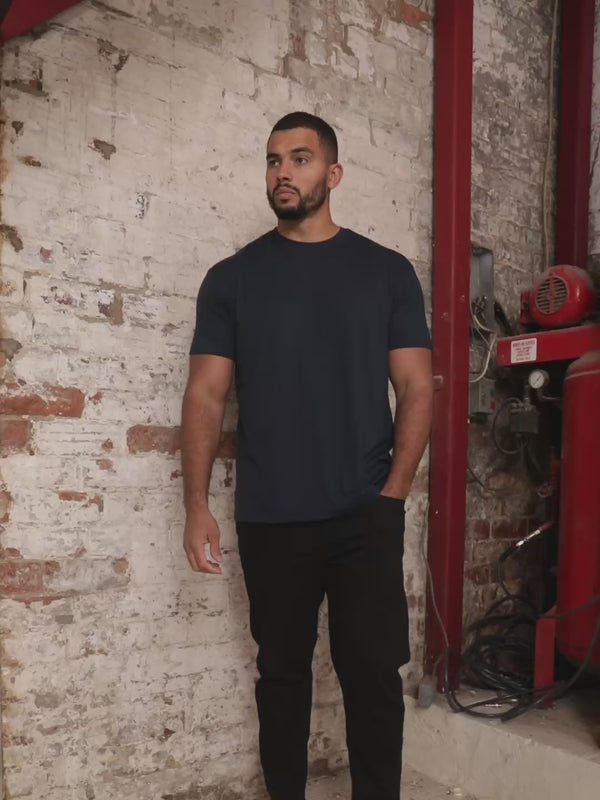 Tall Navy Crew Neck T-Shirt