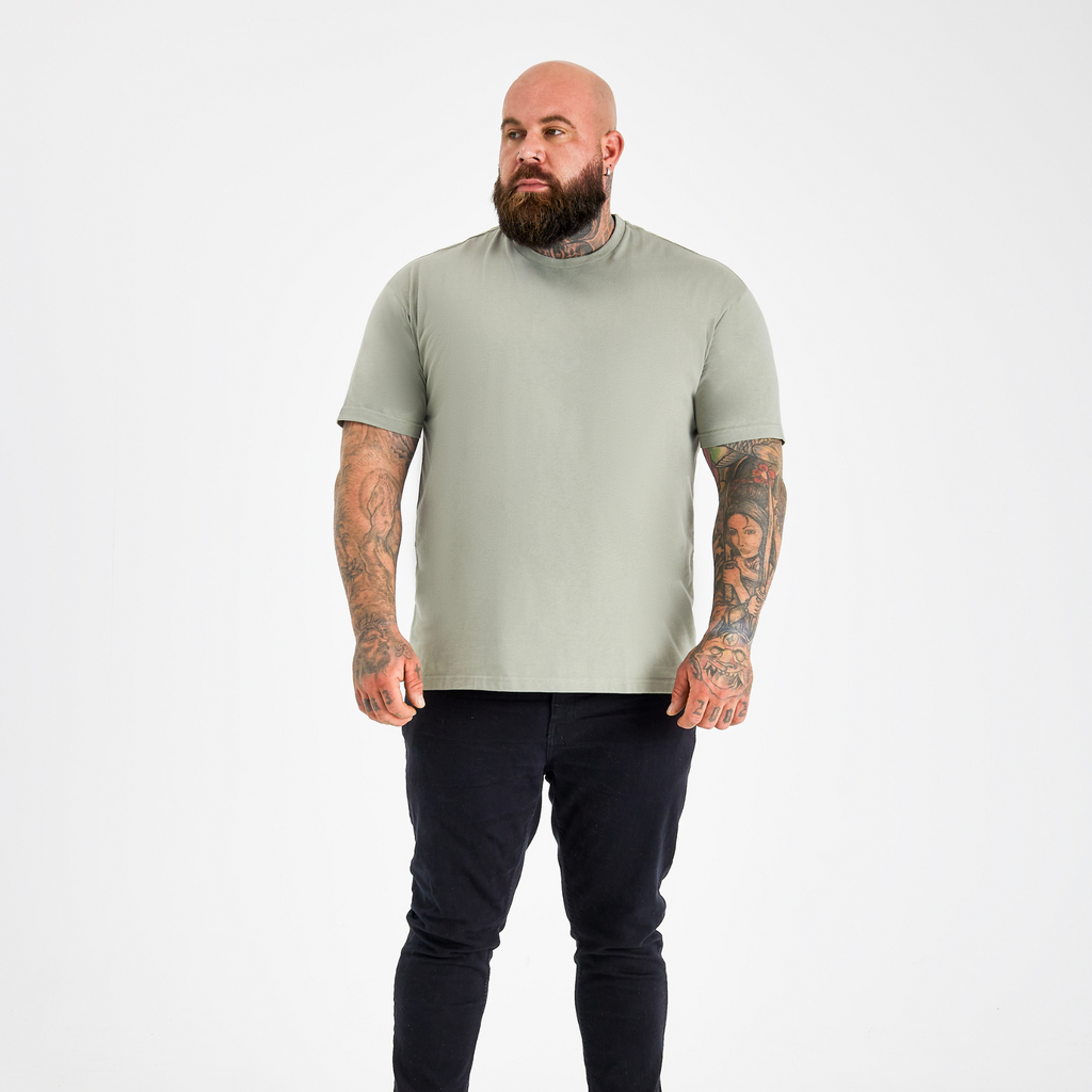 Shadow Green Crew Neck T-Shirt