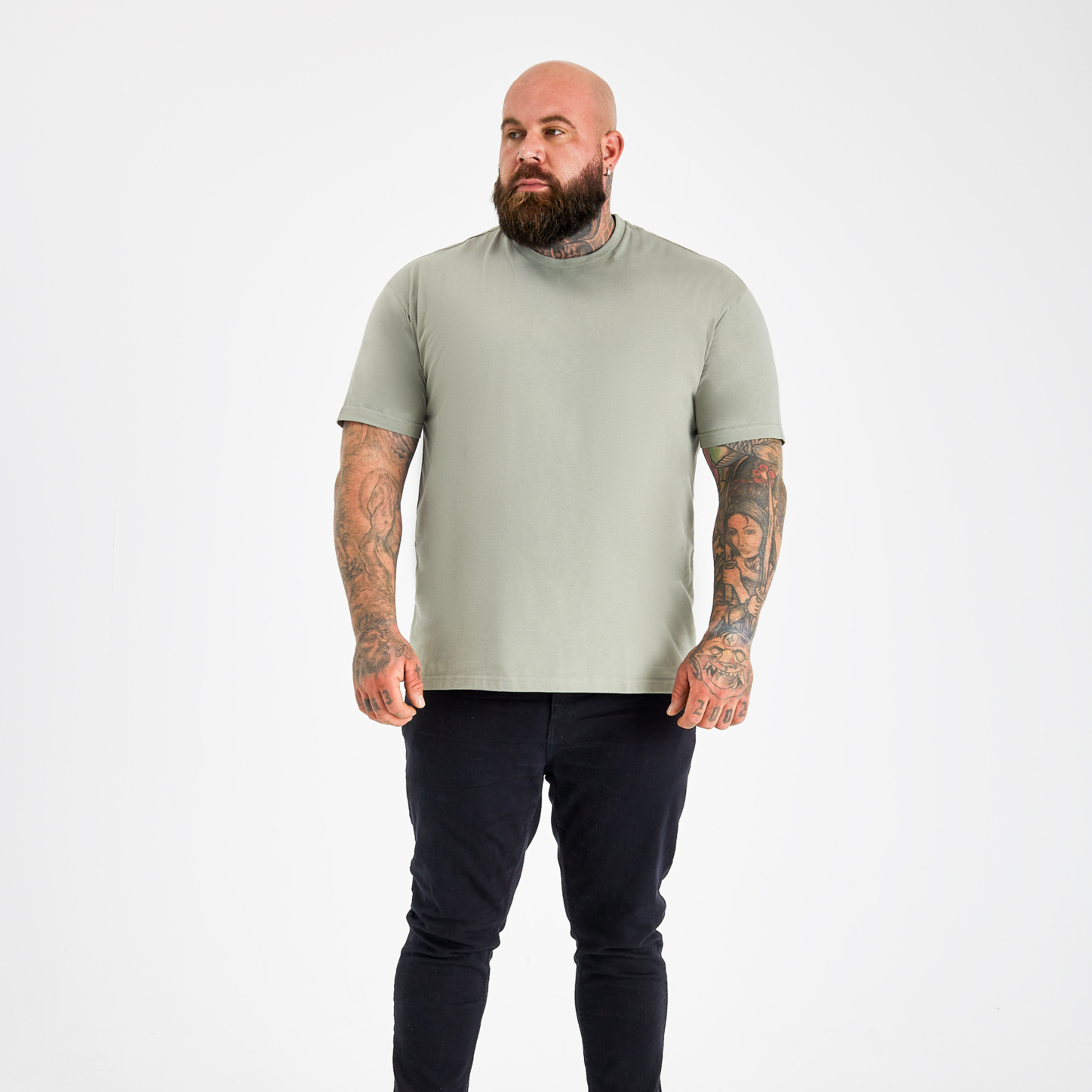 Load image into Gallery viewer, Shadow Green Crew Neck
