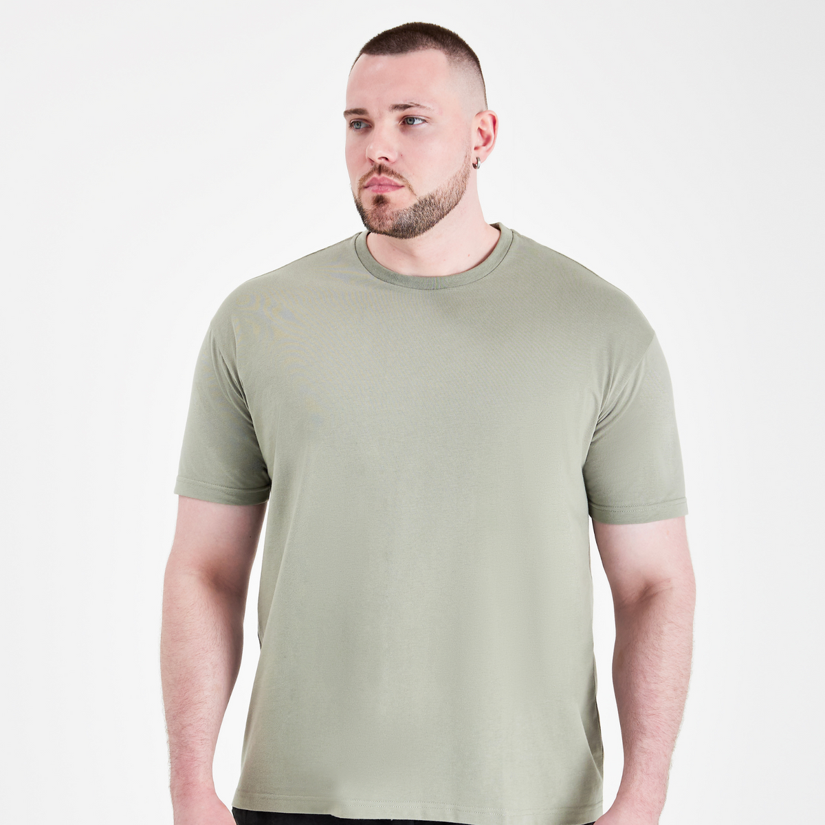 Shadow Green Crew Neck T-Shirt