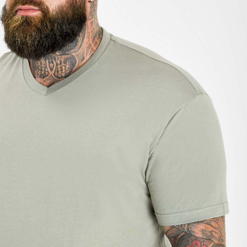 Shadow Green V-Neck T-Shirt