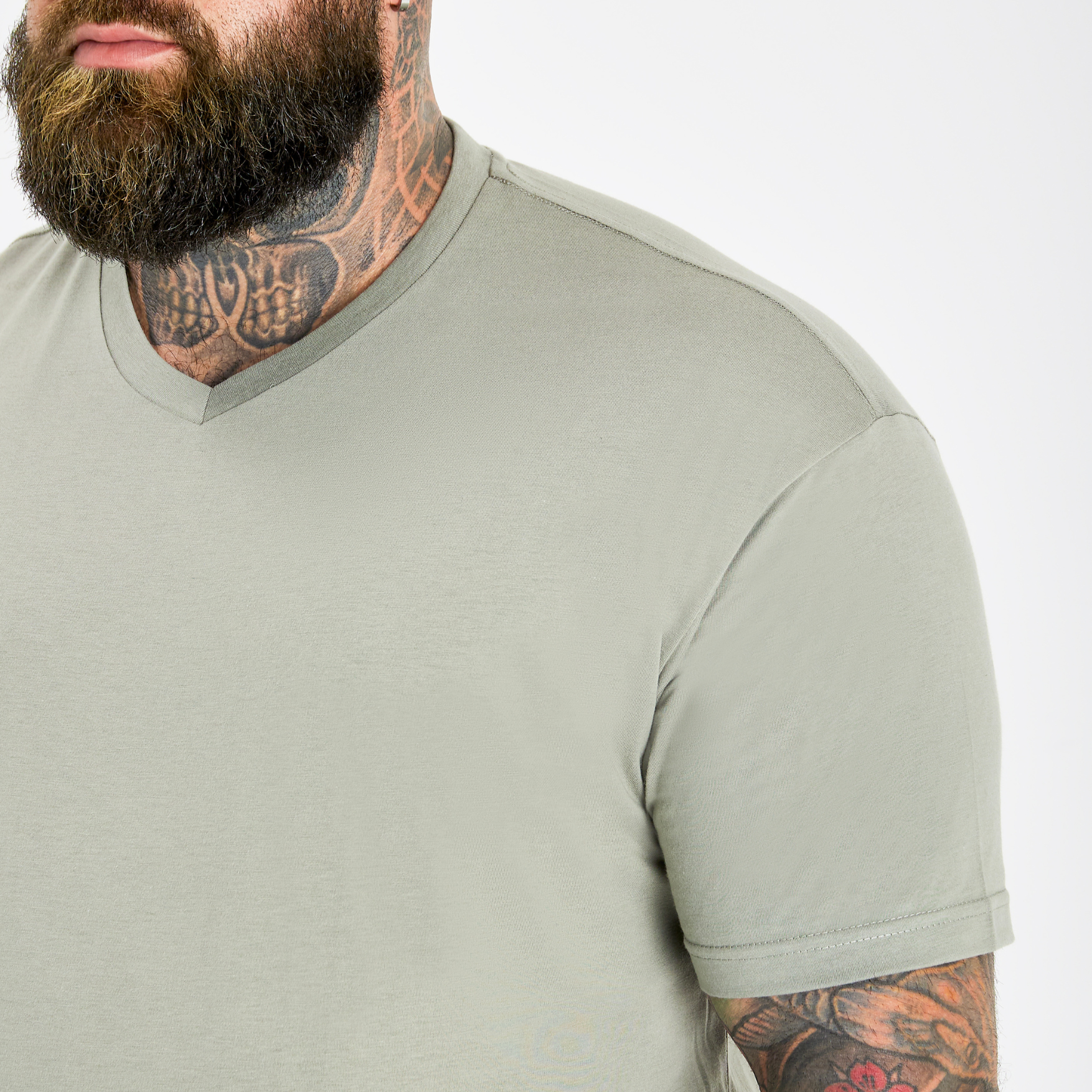 Load image into Gallery viewer, Shadow Green V-Neck
