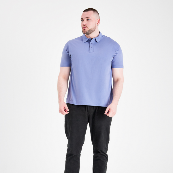 Steel Blue Polo Shirt