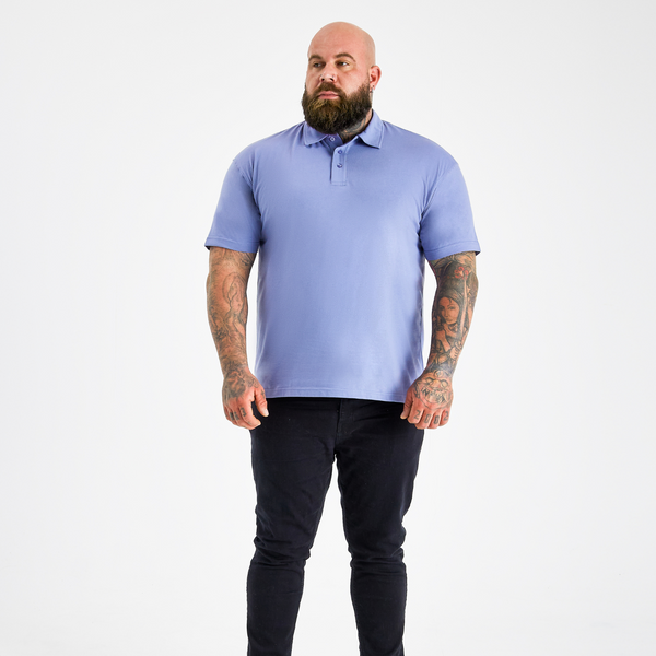 Steel Blue Polo Shirt
