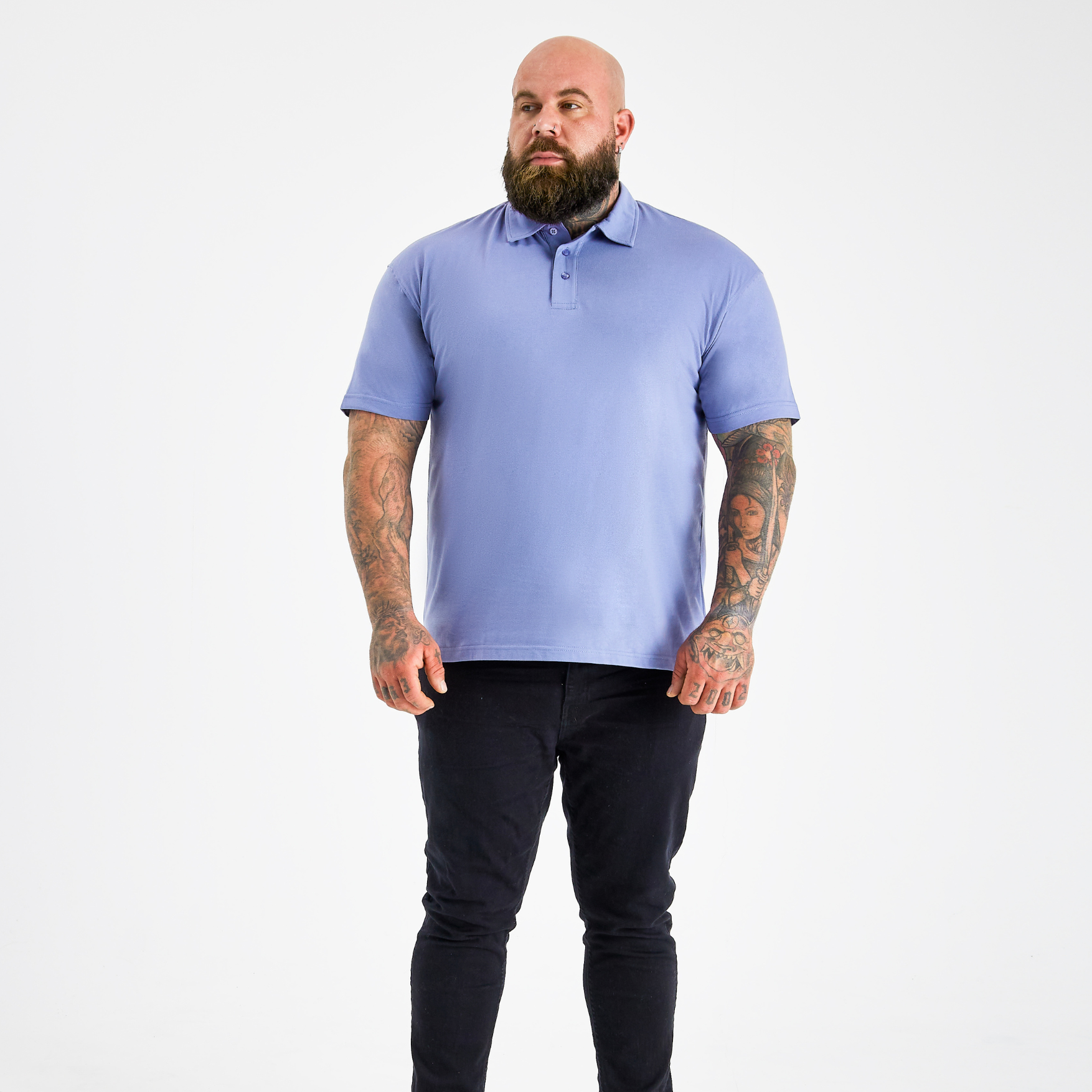 Load image into Gallery viewer, Steel Blue Polo
