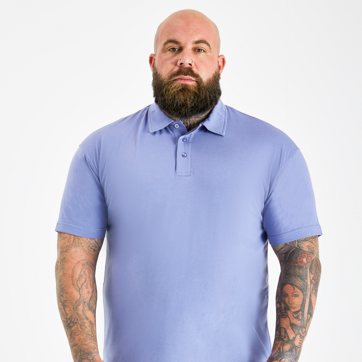 Steel Blue Polo Shirt