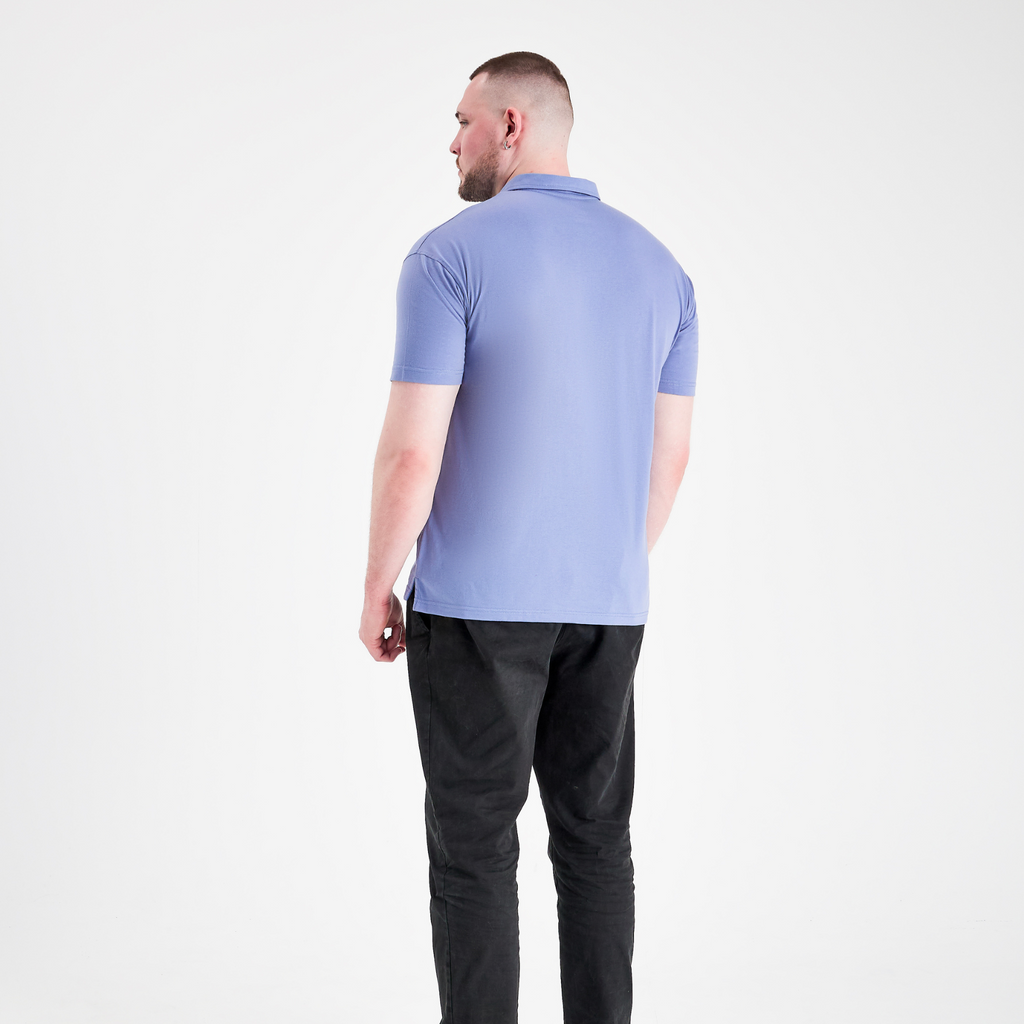 Steel Blue Polo Shirt